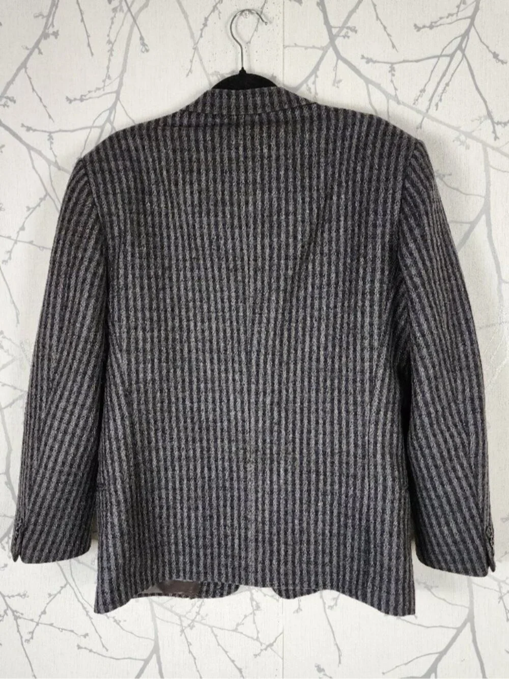 Mani Giorgio Armani 85% Wool 15% Cashmere Tweed Blazer Sport Coat
